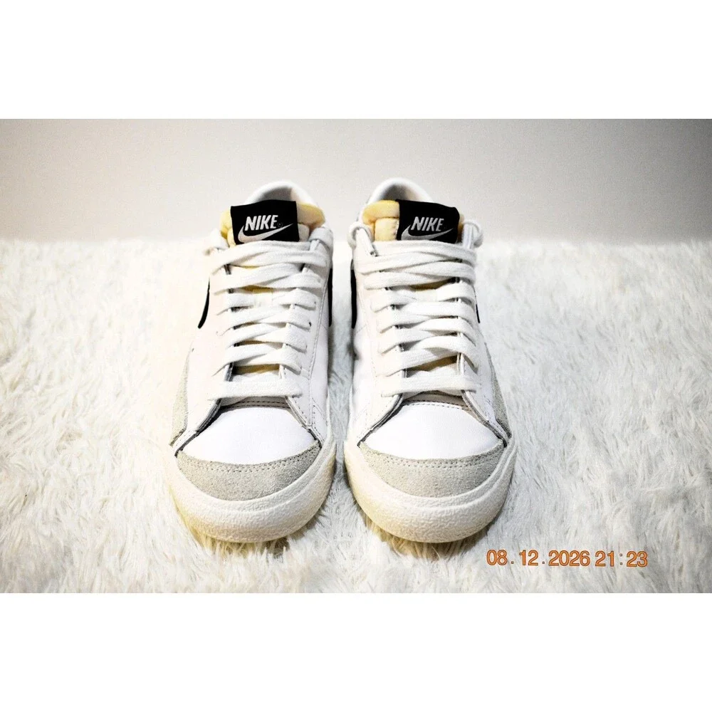 Nike Blazer Low ’77 Vintage – White Black Suede – Women’s Size 5.5